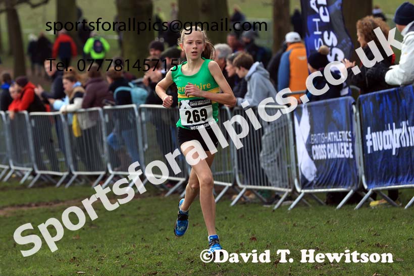 Girls Under-13s, 2024 CAU Inter Counties Cross Country Champs., Wollaton Park, Nottingham. Photo: David T. Hewitson/Sports for All Pics